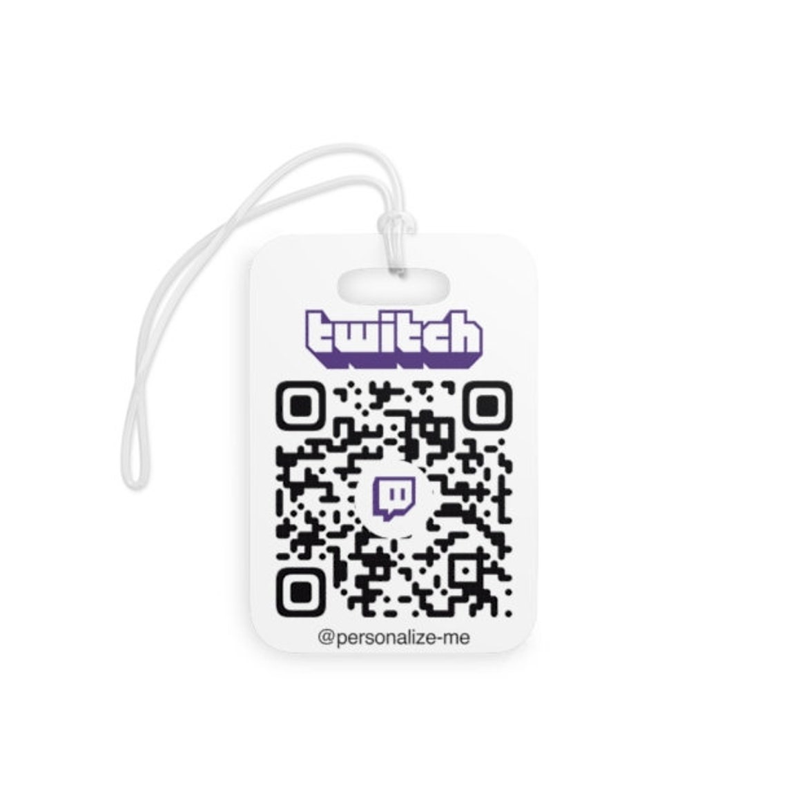 Twitch Custom QR Code Scan Tag Etsy UK