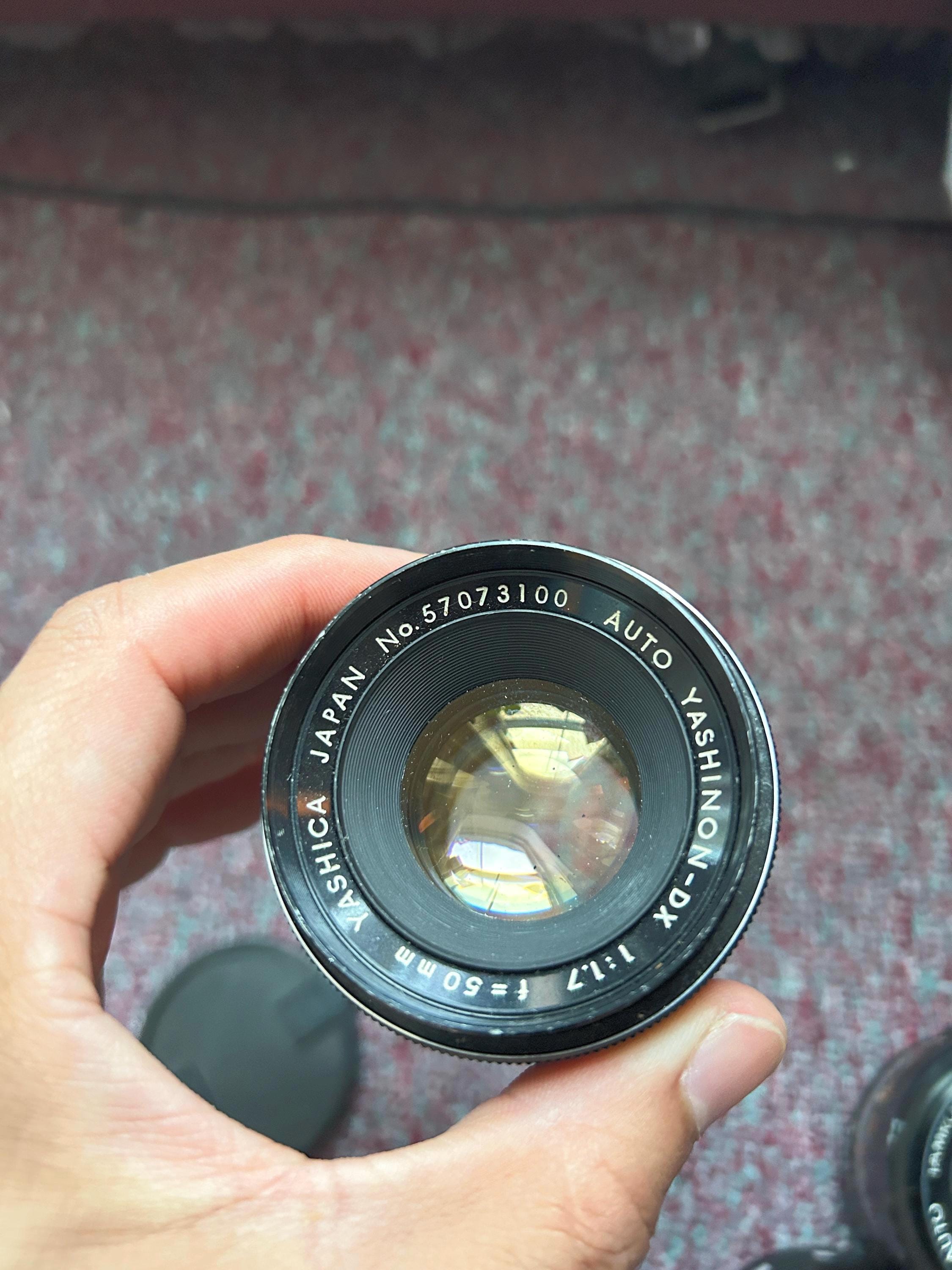 Auto Yashinon-dx Yashica Lens 50mm F1.7 - Etsy