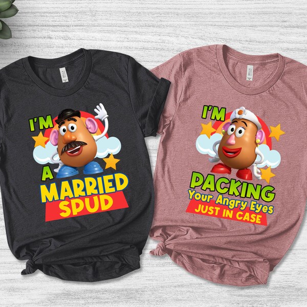 Mr Potato Head Shirt/Potato Head Couple/Toy Story Land Shirt/Honeymoon Shirt/Disney Couple Shirts/Mr Potato Couple Shirts O-03082202