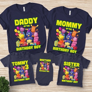 Backyardigans Family Shirt, Personalized Backyardigans Family Birthday Shirt, Custom Backyardigans Family Matching Shirts UL1406