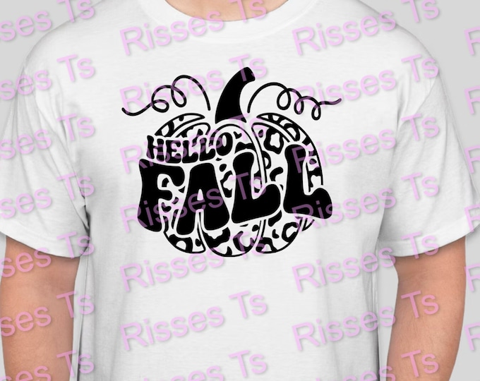 Hello Fall SVG PNG