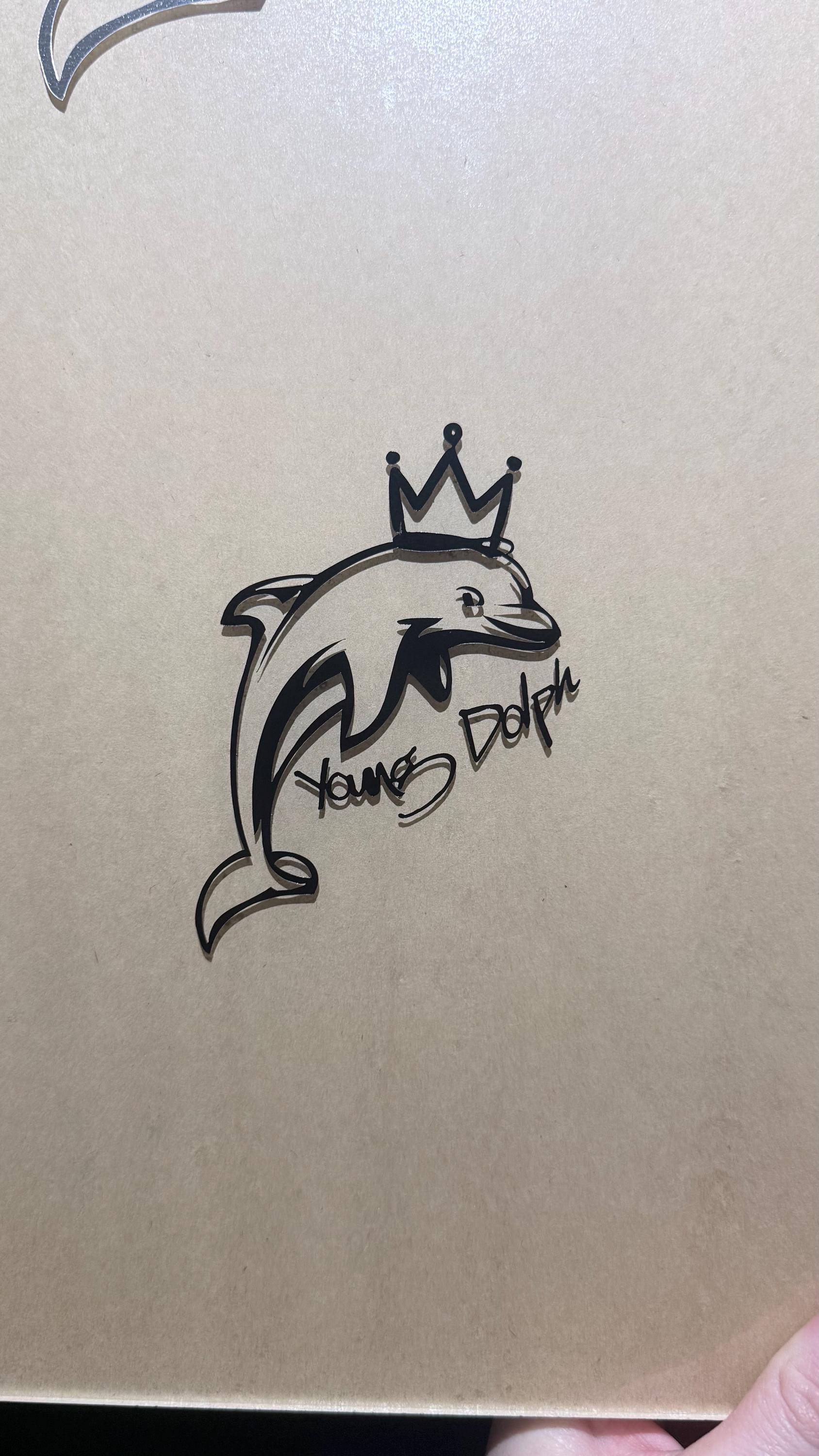 Young Dolph Dolphin & Signature Decal - Etsy