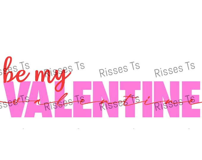 Be My Valentine PNG file