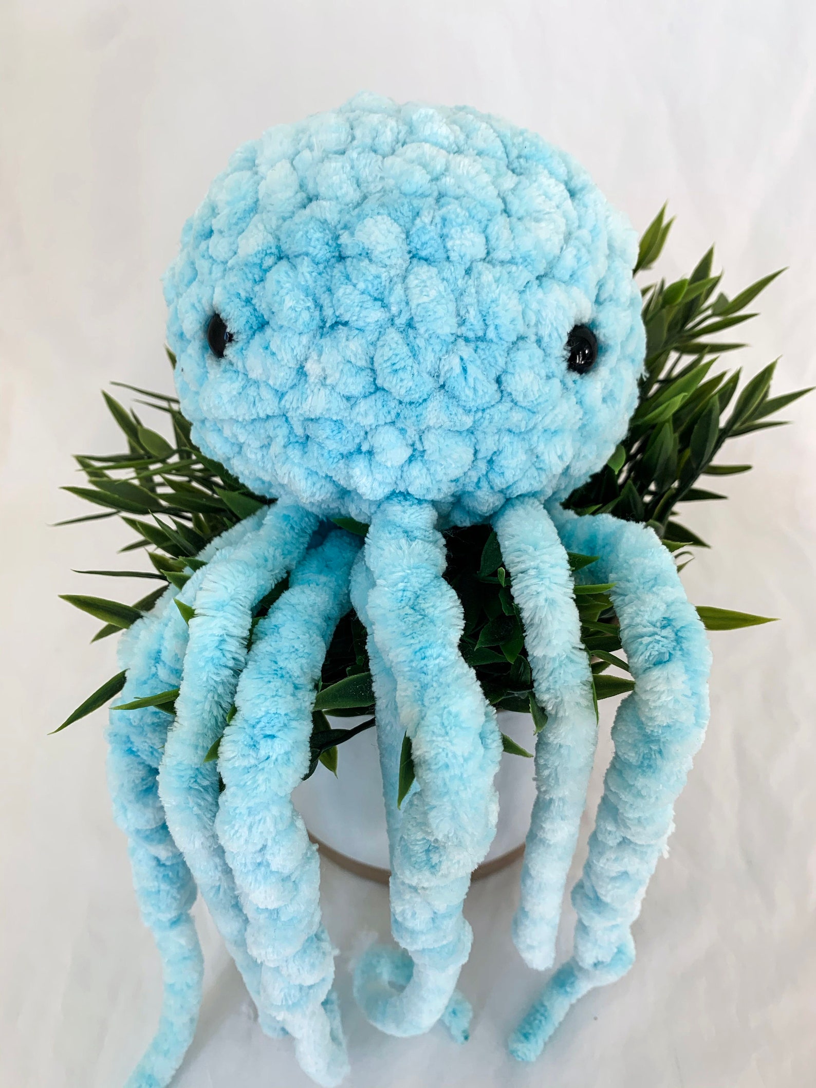 Jellyfish Crochet Soft Plush | Etsy