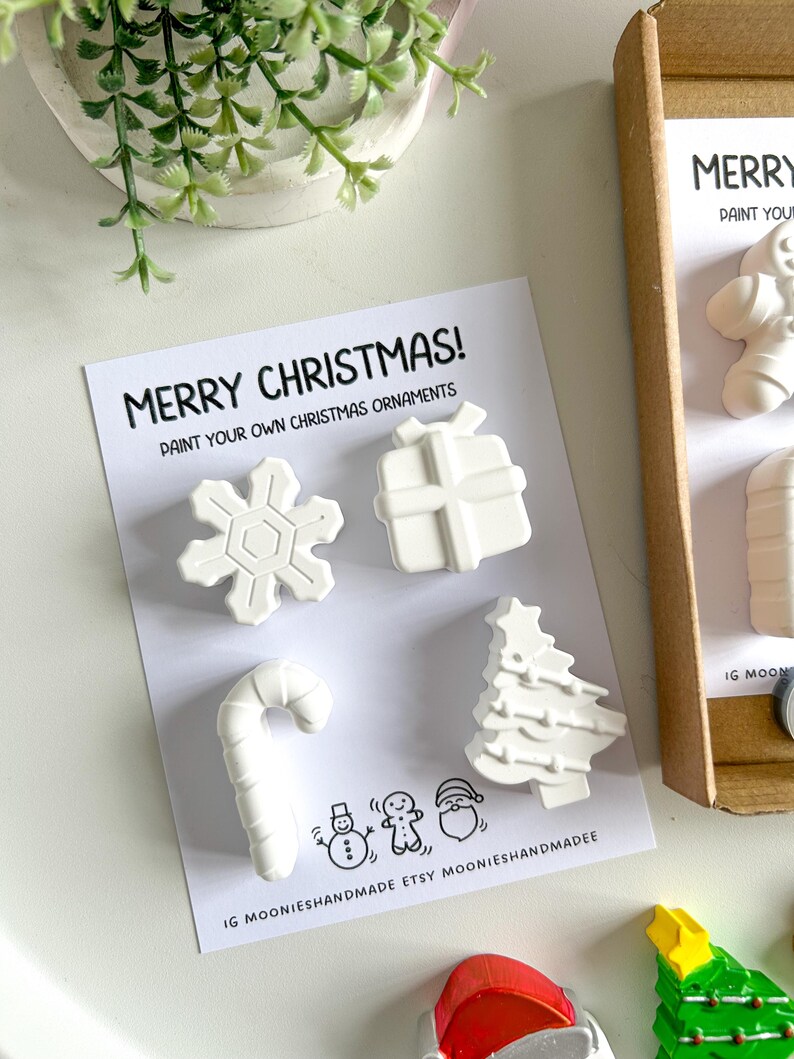 Christmas Paint Your Own Kits, Stocking Fillers, Christmas Eve Box