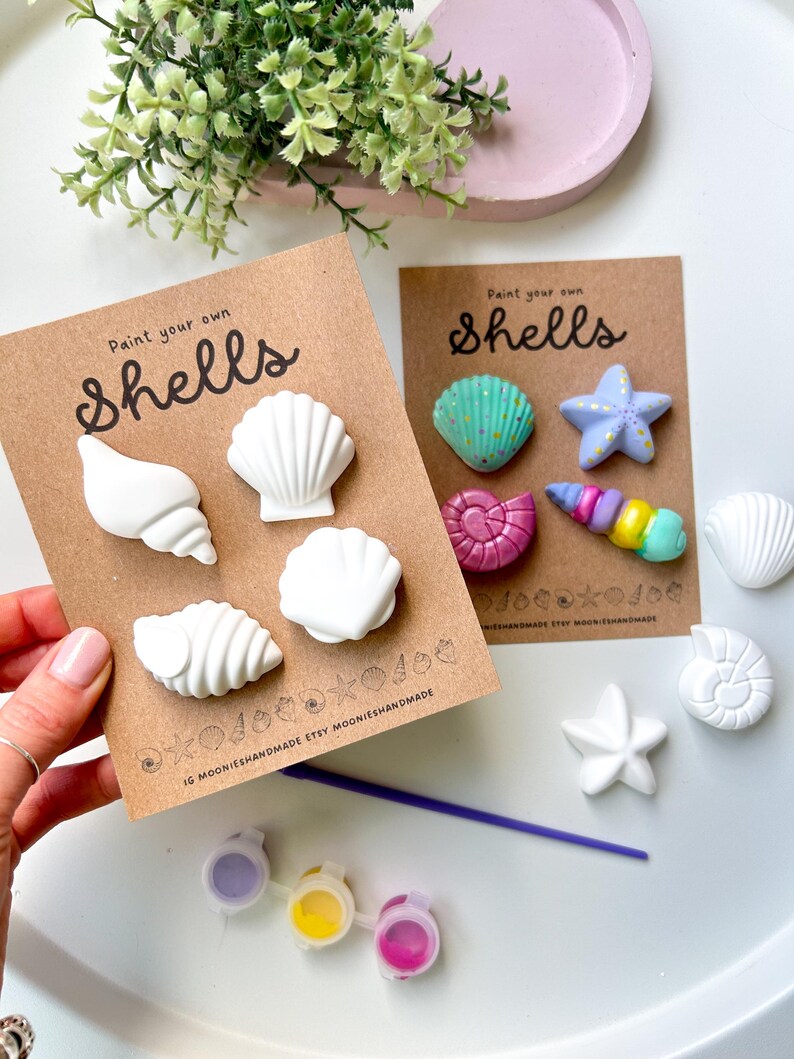 Shell On Own Paint Your Own Shells, Beach Themed Pottery Painting, Under the Sea ...