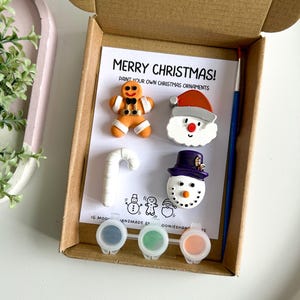 Christmas Paint Your own Kits, Stocking Fillers, Christmas Eve Box Fillers, Christmas Pottery Painting, Christmas Magnets, Christmas Crafts bild 4