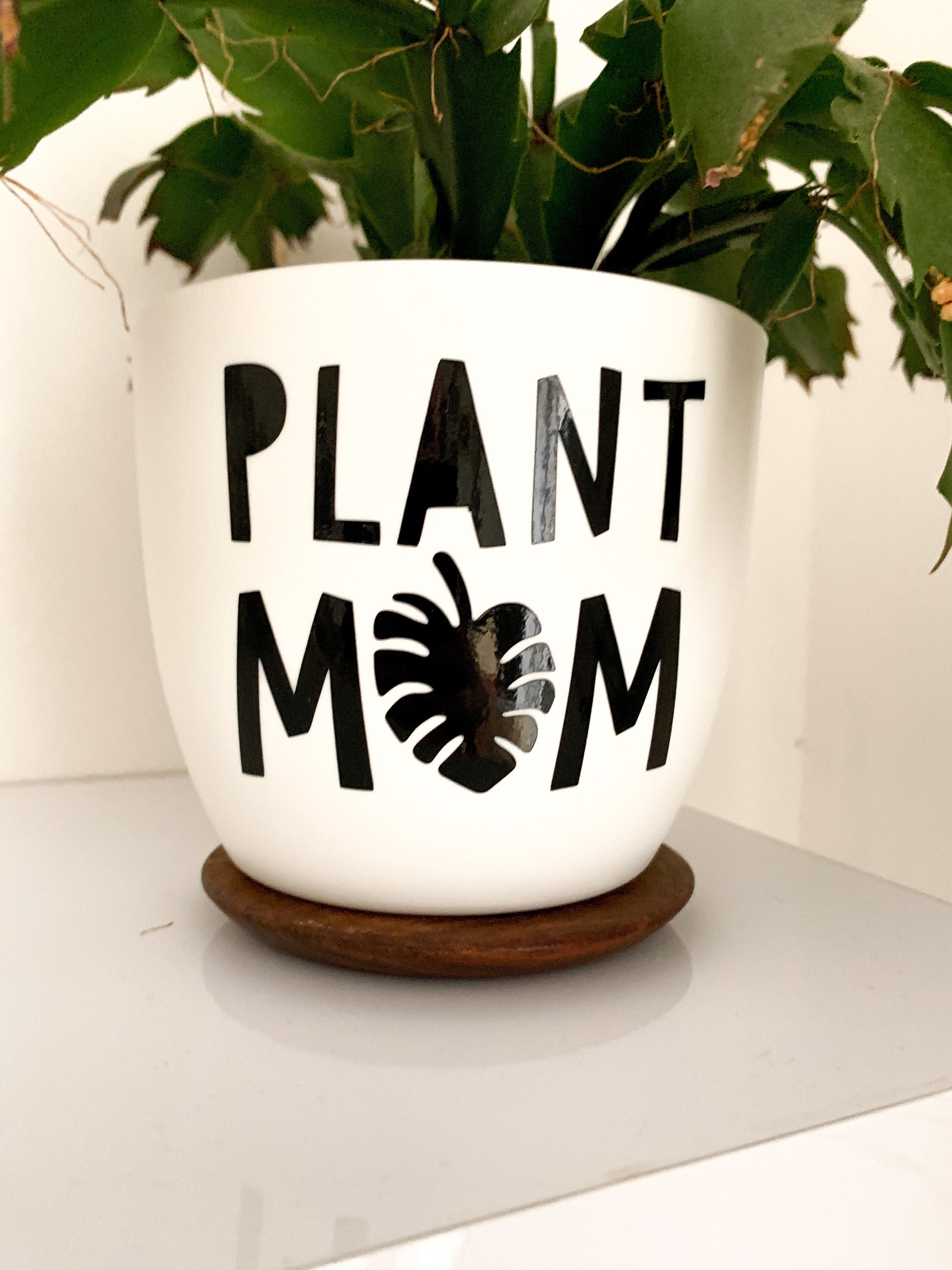 Plant Mum / Mom Planter Personalised House Plant Pot Etsy UK
