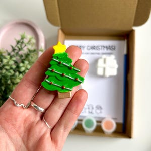 Christmas Paint Your own Kits, Stocking Fillers, Christmas Eve Box Fillers, Christmas Pottery Painting, Christmas Magnets, Christmas Crafts bild 7