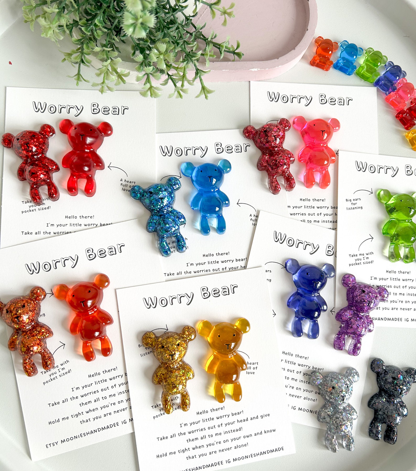 Emotional Support Pocket Bear Hug, Anxiety Relief Gifts For Men Women, Mental Health Positivity Gift Stress Relief Gifts Her Comforting Gift Son Daughter Back School Pink Bl Small Comfort Gift