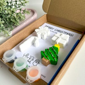 Christmas Paint Your own Kits, Stocking Fillers, Christmas Eve Box Fillers, Christmas Pottery Painting, Christmas Magnets, Christmas Crafts bild 6