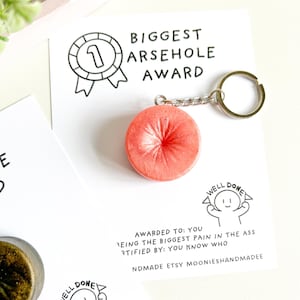 Bumhole Keyring, Innapropriate Gifts, Sarcastic Gift, Rude Gifts, Adult Keychains, Brother Keyring, Funny relationship Gifts, Funny Magnets