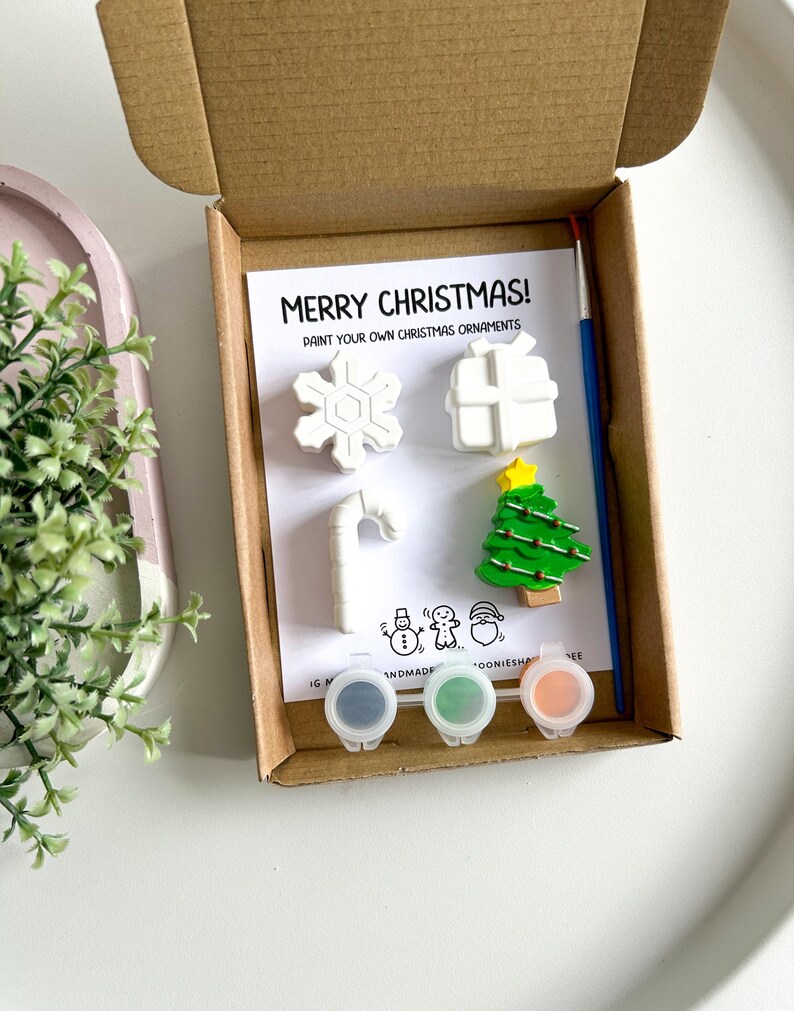 Christmas Paint Your own Kits, Stocking Fillers, Christmas Eve Box Fillers, Christmas Pottery Painting, Christmas Magnets, Christmas Crafts bild 10