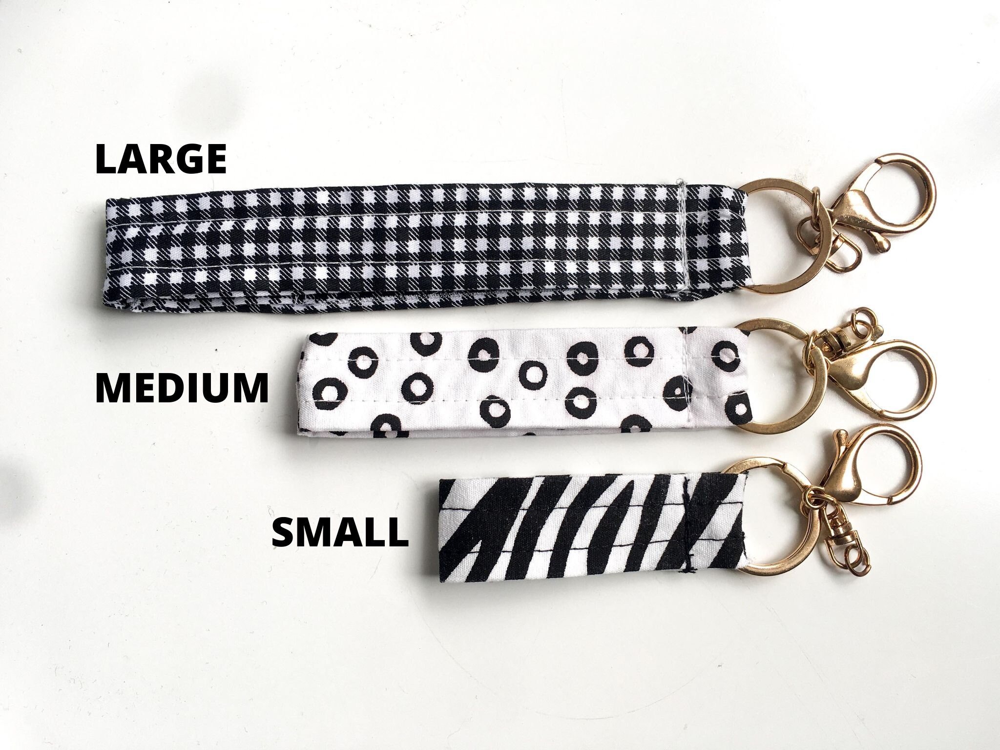 Fabric Wristlet Key Fob Keyring Hand Sewn Keychain Keyfiner Etsy UK