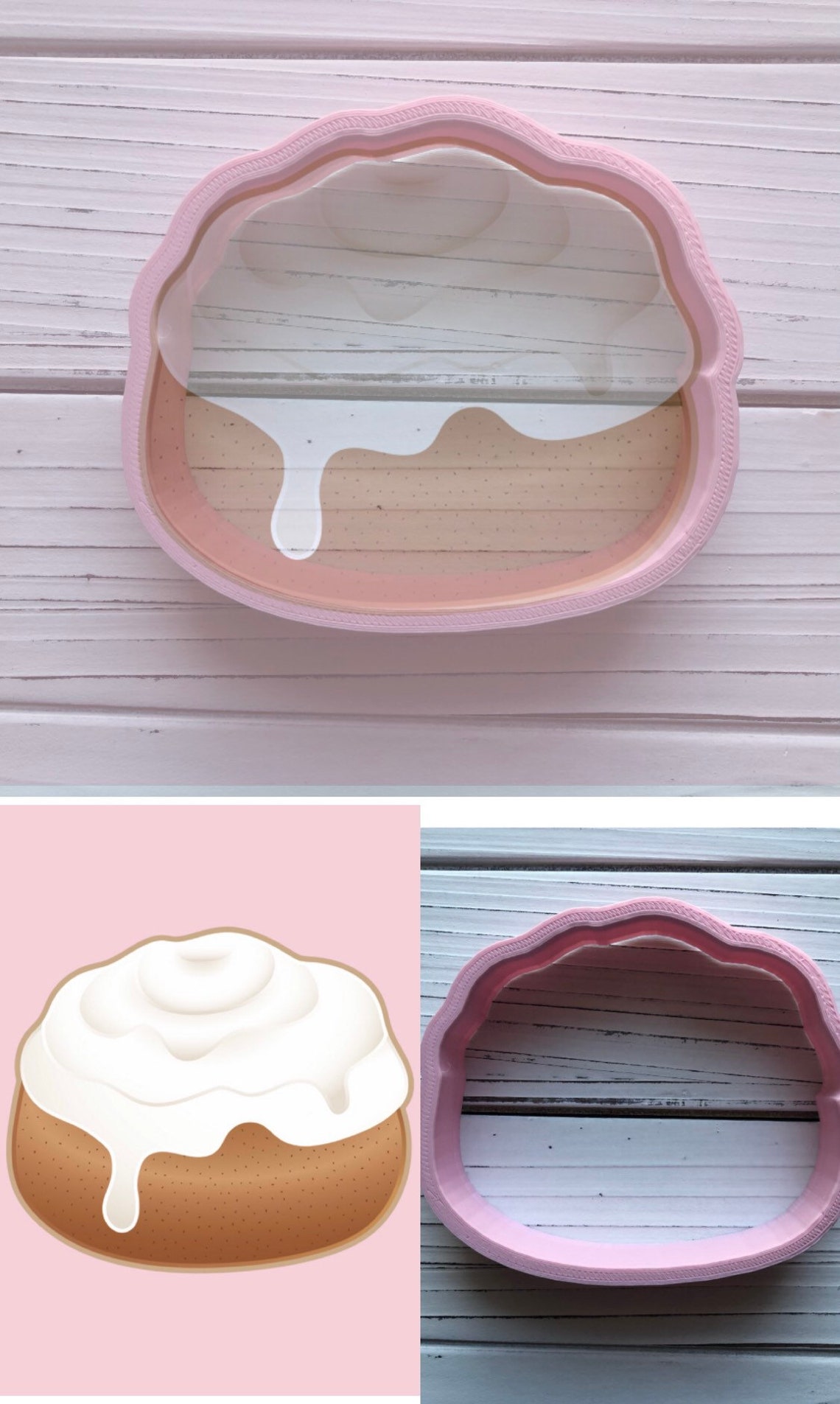 Cinnamon Bun Cookie Cutter Etsy