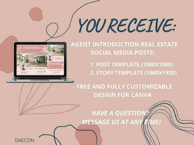 New Real Estate Market Template For INSTAGRAM Agent Introduction 
