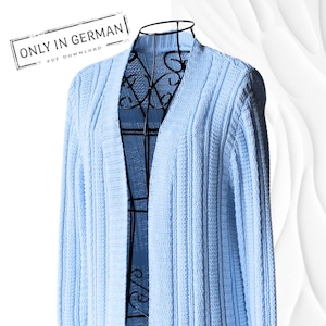 Anleitung Strickjacke, Strickanleitung, Deutsch PDF Download