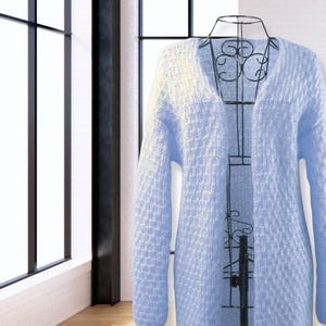 Anleitung für eine Strickjacke, deutsche PDF Datei