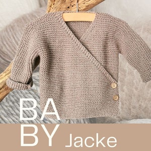 Babyjacke stricken, Wickeljacke, Anleitung, Deutsche Pdf Datei, Strickanleitung Bild 10