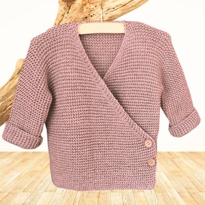 Babyjacke stricken, Wickeljacke, Anleitung, Deutsche Pdf Datei, Strickanleitung Bild 9