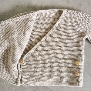 Babyjacke stricken, Wickeljacke, Anleitung, Deutsche Pdf Datei, Strickanleitung Bild 5