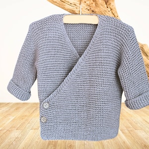 Babyjacke stricken, Wickeljacke, Anleitung, Deutsche Pdf Datei, Strickanleitung Bild 8