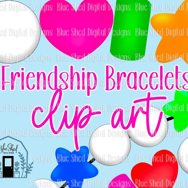 Friendship Bracelets Clipart Clip Art PNG digital download for sublimation or dtf  diy make your own Swiftie bracelet