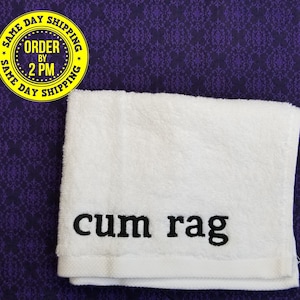 Gag Geschenk | After Sex Handtuch | Wanky Tücher | Freches Geschenk | Hochzeitsgeschenk | Junggesellenabschied | Lustiges Geschenk für Ihn | Erwachsenen Humor