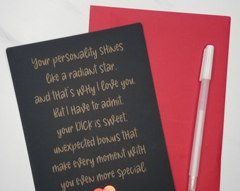Valentine's Day Card For Him | Naughty Anniversary Card | Love and Laughter
