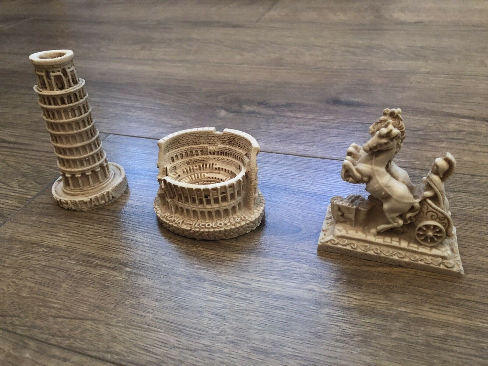 Vintage Set of Three Italian Small Miniature Sculptures Etsy