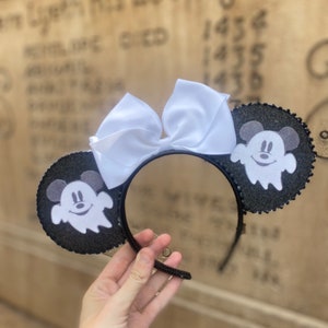 Mickey Ghost Halloween Disney Ears