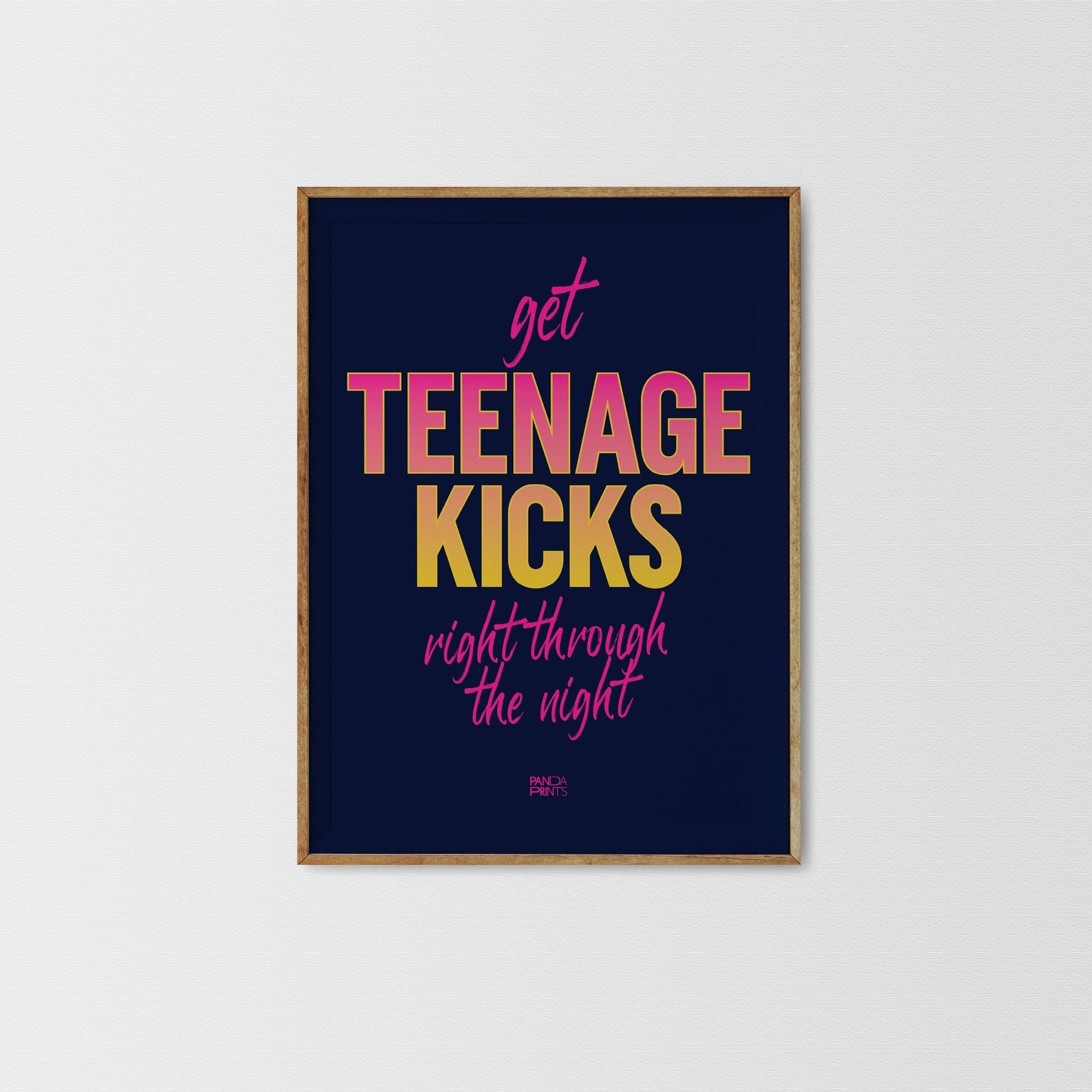 The Undertones Teenage Kicks Lyrics Print A1 A2 A3 A4 A5 | Etsy