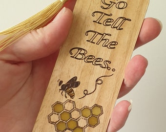 Marque-page inspiré d'Outlander, allez dire aux abeilles