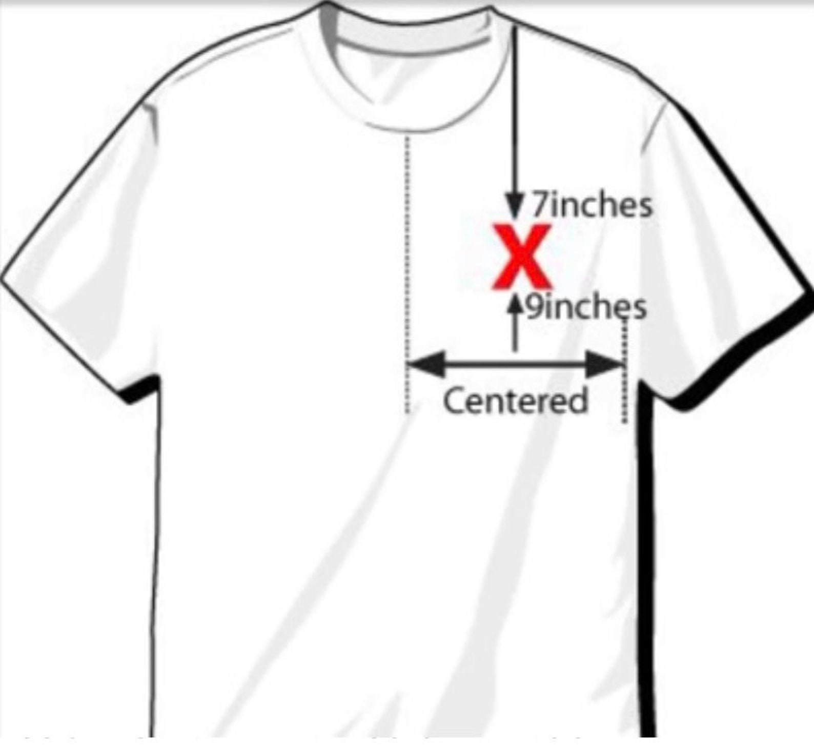 T-shirt Ruler Template - Etsy