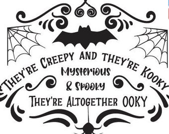 Addams Family Svg Etsy