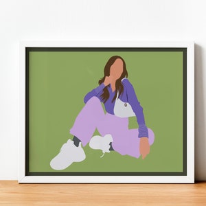 Retrato personalizado a partir de una foto, retrato minimalista de pareja, retrato de amistad, retrato OOTD, retrato de grupo, dibujo animado sencillo.