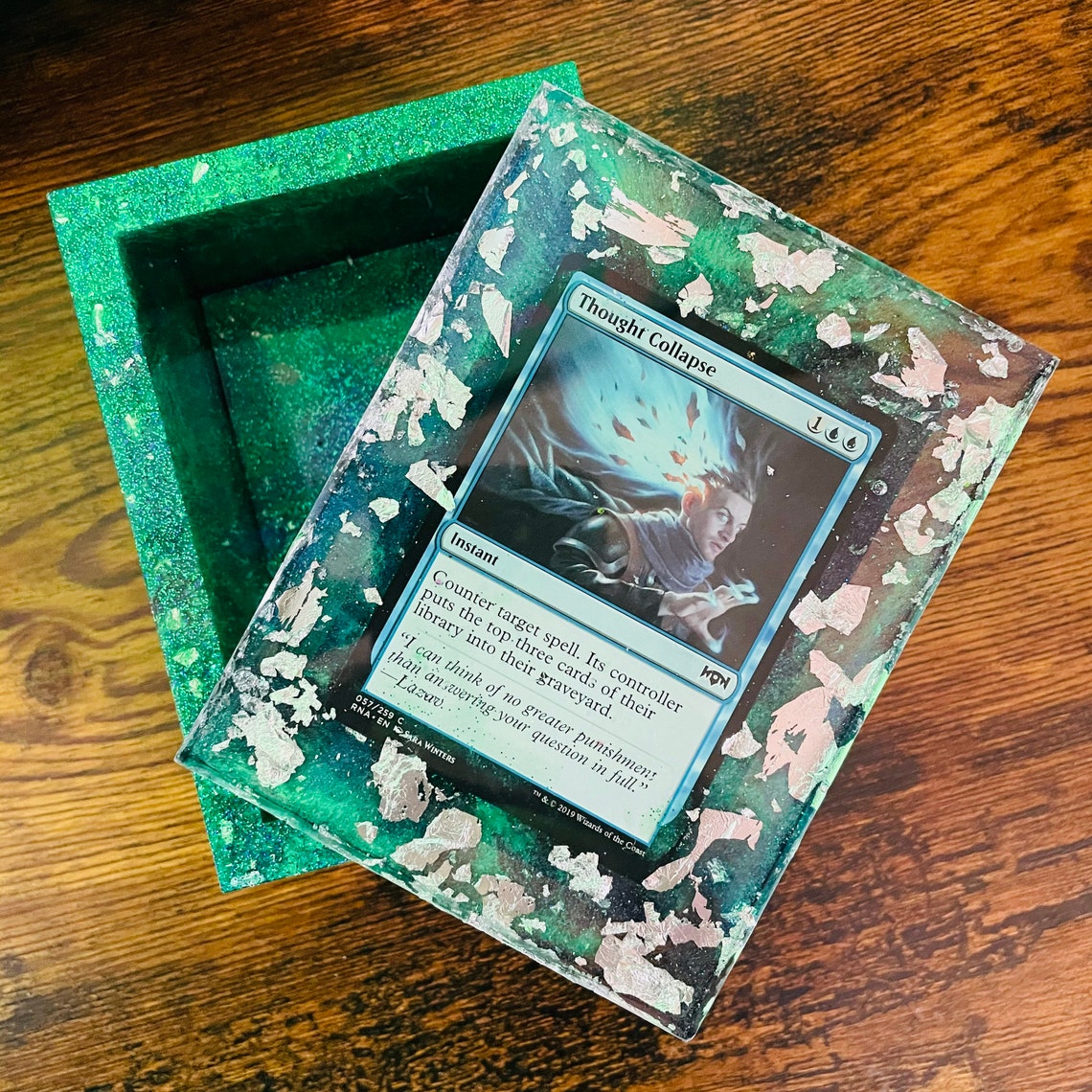 Magic card box thought collapse Etsy