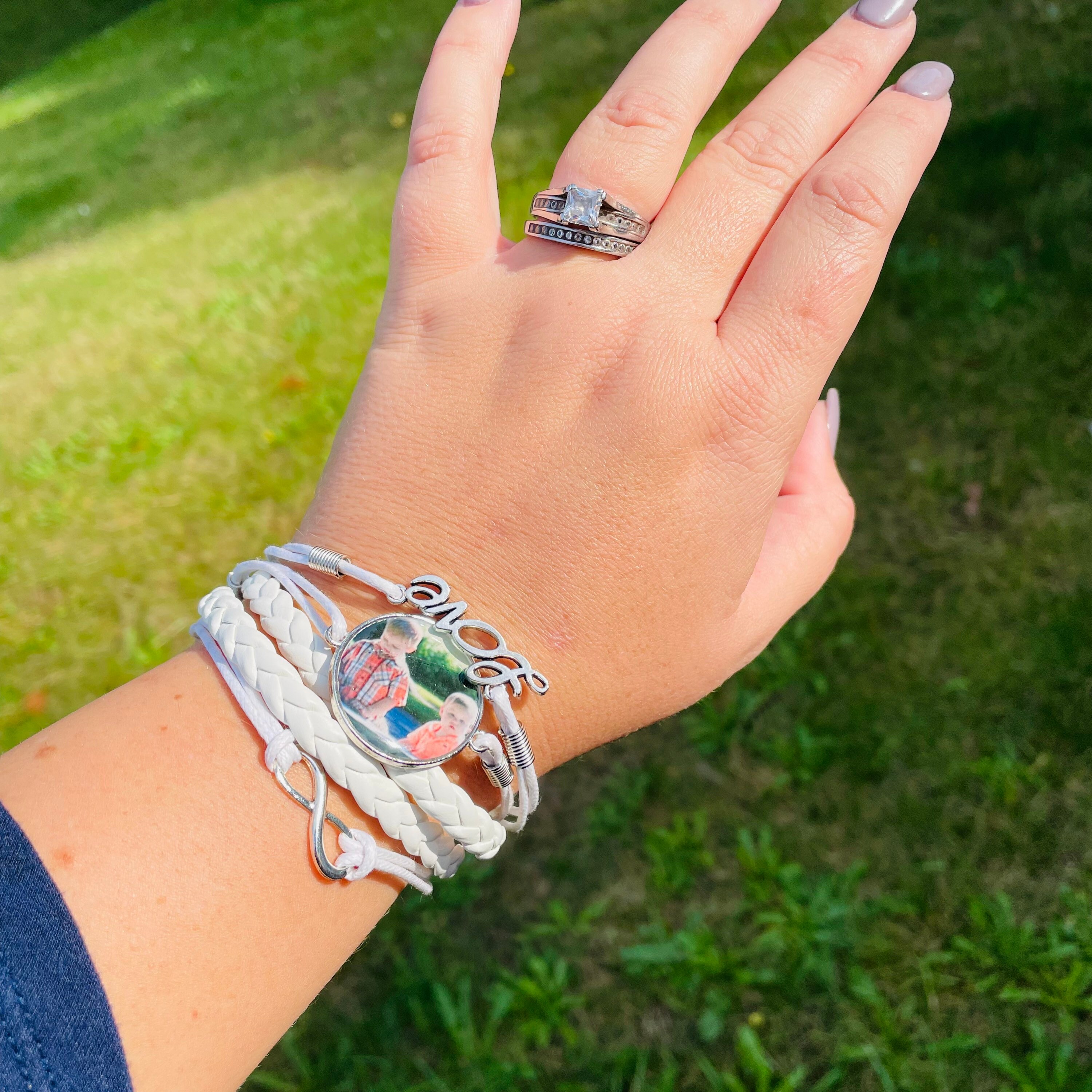 Pulsera fotográfica personalizada - Etsy España