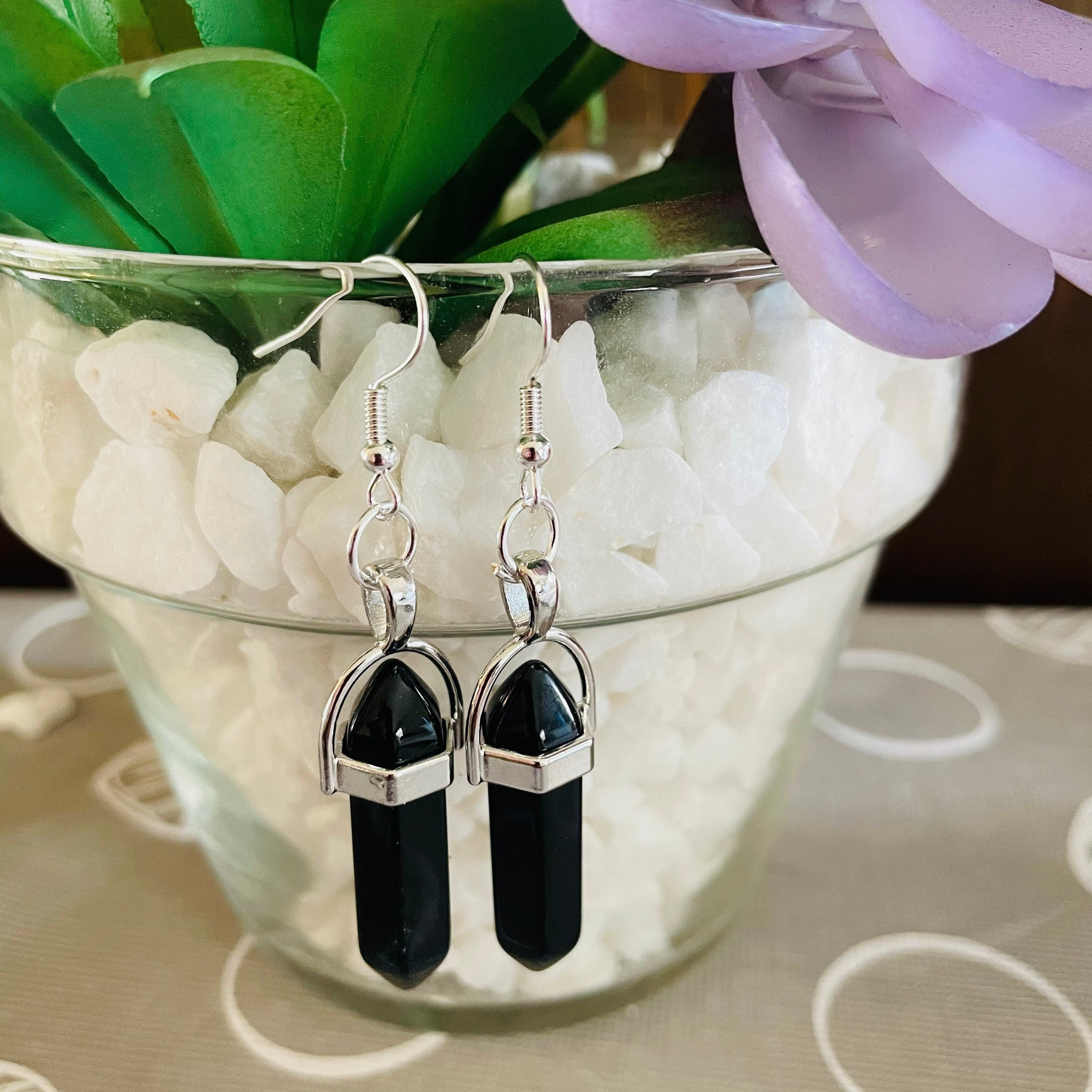 Healing Crystal Earrings Etsy