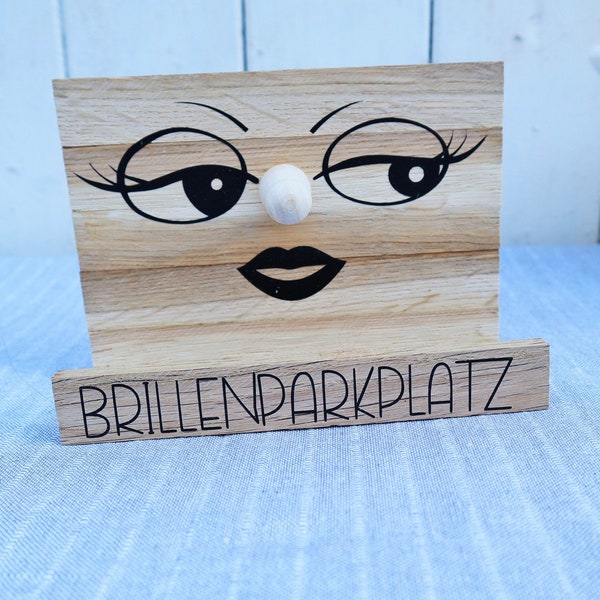 Brillenhalter Brillengarage Brillenständer aus Holz