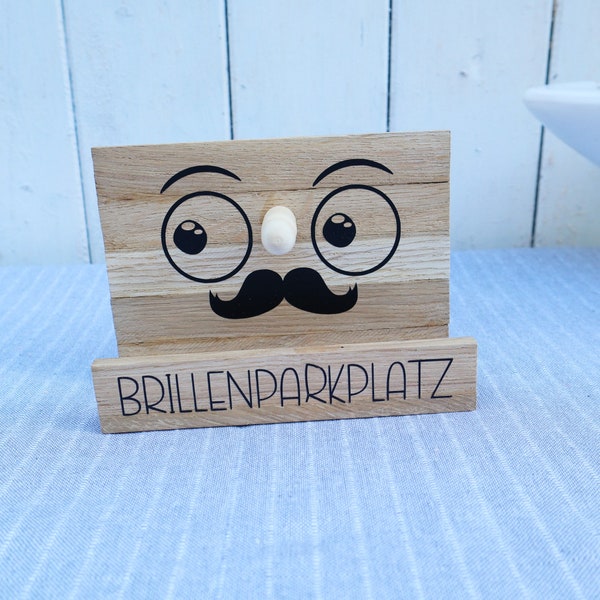 Brillenhalter Brillengarage Brillenständer aus Holz