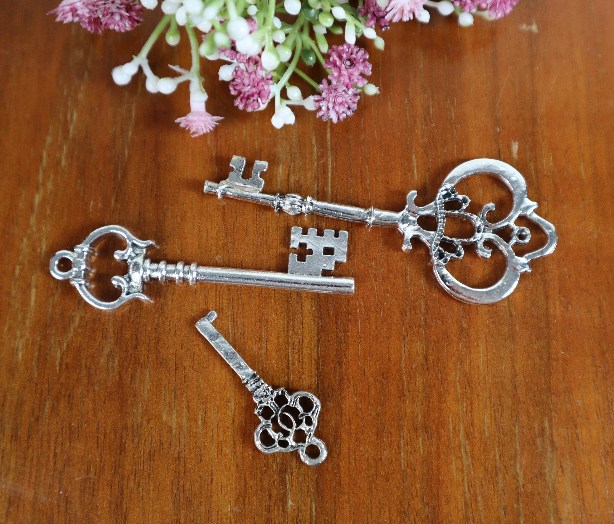 Makhry Gemischte 30 Vintage Schlüssel Hochzeit Schlüssel Santa Schlüssel  Weihnachts Schlüssel Alte Schlüssel für Hochzeit/Weihnachts