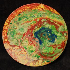 Fluorescent Trippy Circle