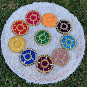 Mehndi thaal/thaali/tray/plate, Maiyon tray/thaal, Nikkah thaal/tray, Pooja thaal/tray