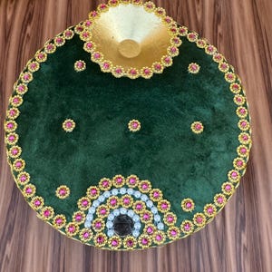 Mehndi thaal, large mehndi tray, Nikkah thaal, pithi thaal