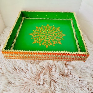 Mehndi tray, Shagun tray, Haldi tray, Nikkah tray