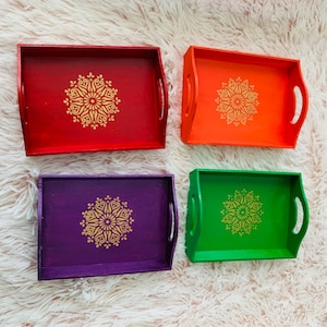 Mehndi tray,Haldi tray, Maiyon tray, Haldi tray, Nikkah tray, Shagun tray, Pooja tray