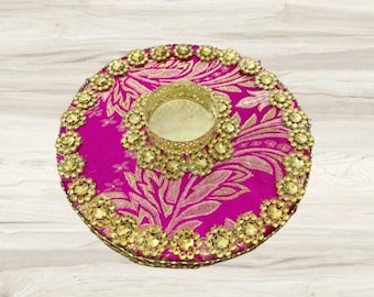 Mehndi/Pooja/Nikkah/thaali/tray/plate/Children safe/Reusable