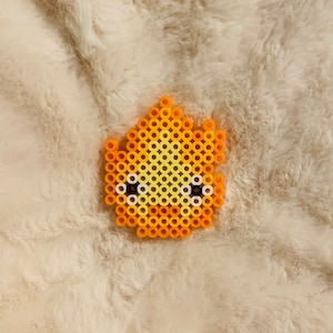 Calcifer The Fire Demon Perler
