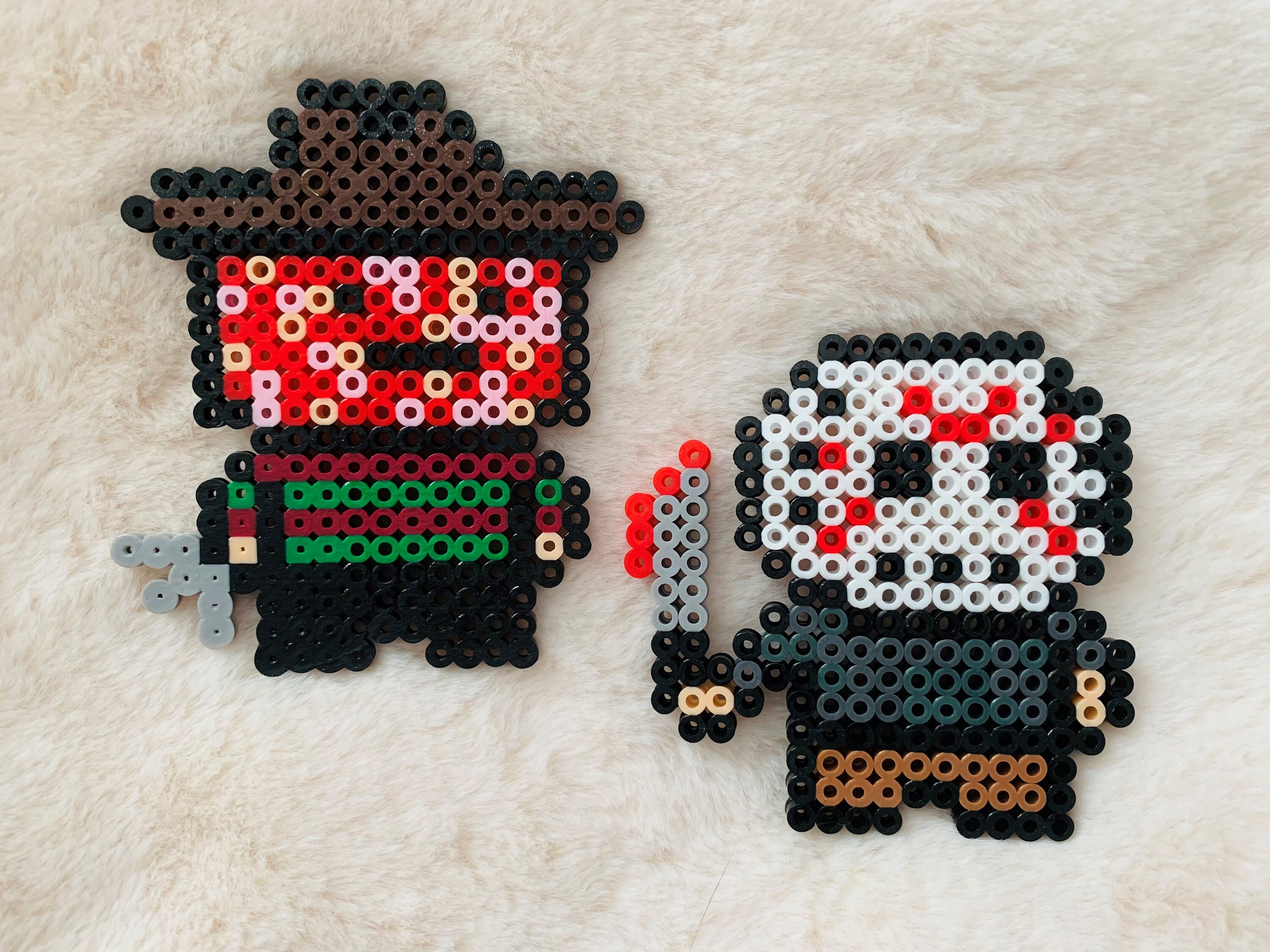 Freddy Vs. Jason Perler Etsy